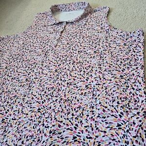 Penningtons Active Zone Sleeveless Performance Polo Womens Size 3X